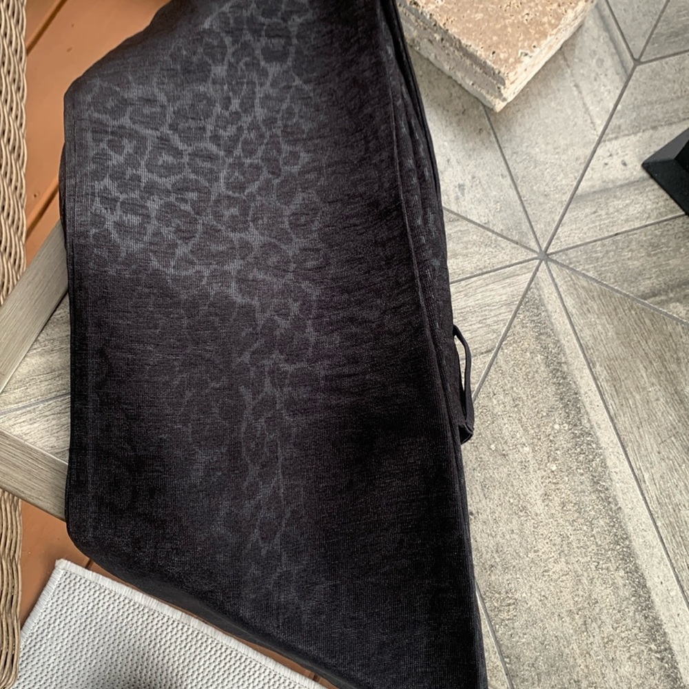 Current Air black leopard pants